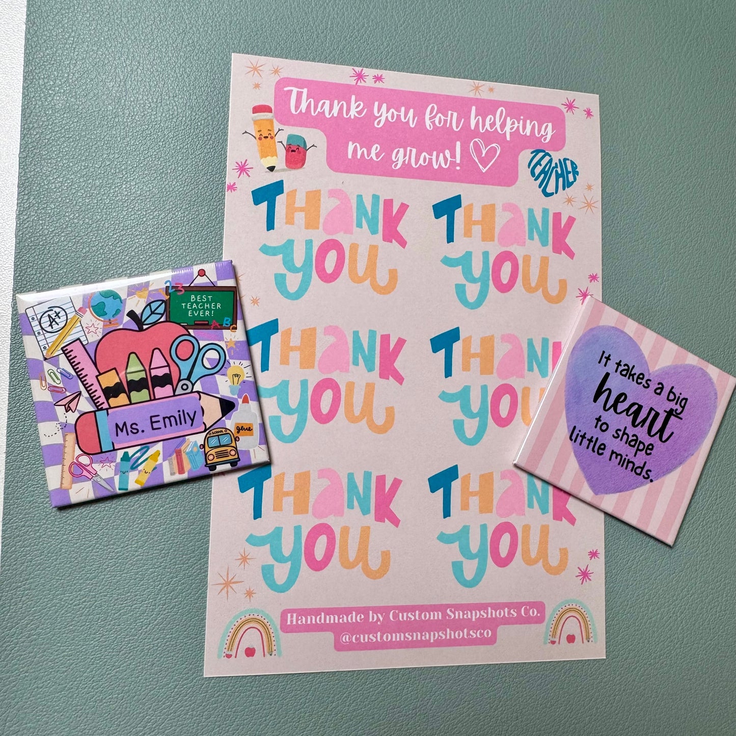 Teacher Magnet Set